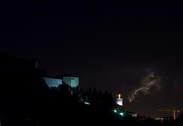 Lampi e tuoni alla Fortezza